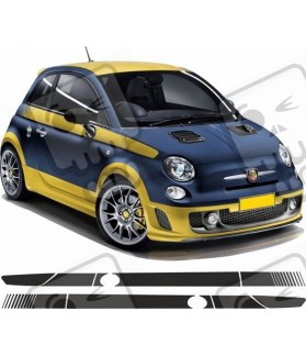 Fiat 500 / 595 / 695 side ADESIVI