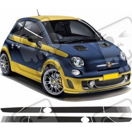 Fiat 500 / 595 / 695 side AUTOCOLLANT