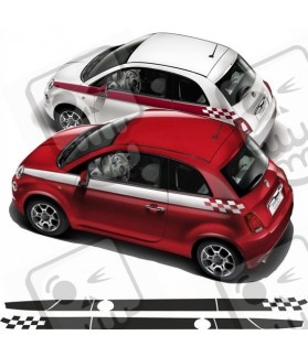 Fiat 500 / 595 side AUTOCOLLANT (Produit compatible)