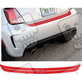 Fiat 500 / Abarth 2007 - 2015 rear bumper DECALS
