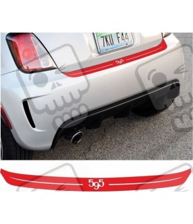 Fiat 595 2007 - 2015 rear bumper ADESIVOS (Produto compatível)