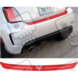 Fiat 595 2007 - 2015 rear bumper AUTOCOLLANT
