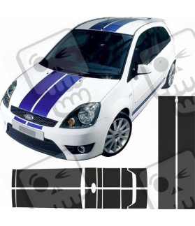 Ford Fiesta MK6 ST / ZS OTT Stripes AUTOCOLLANT