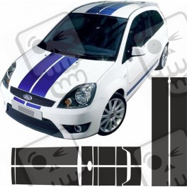 Ford Fiesta MK6 ST / ZS OTT Stripes AUFKLEBER