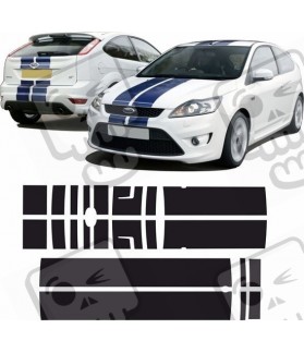 Ford Focus MK2 ST Stripes AUTOCOLLANT (Produit compatible)