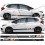 Honda Jazz Type S Mugen side Stripes DECALS (Compatible Product)