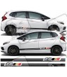 Honda Jazz Type S Mugen side Stripes DECALS
