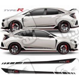 Honda Civic Type R FK8 side Stripes ADESIVI
