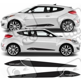 Hyundai Veloster side Stripes ADHESIVO