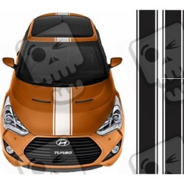 Hyundai Veloster side Stripes stickers