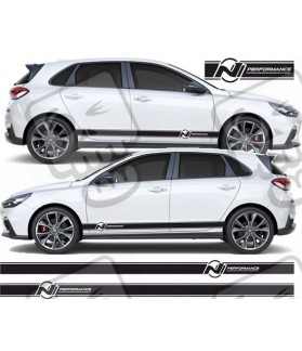 Hyundai i30N side Stripes stickers (Compatible Product)