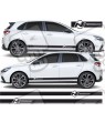 Hyundai i30N side Stripes AUTOCOLLANT
