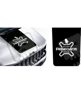 Jeep Renegade Bonnet AUFKLEBER (Kompatibles Produkt)