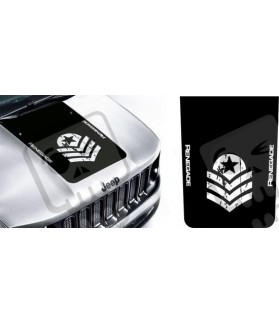 Jeep Renegade Bonnet AUFKLEBER (Kompatibles Produkt)