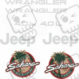 Jeep Sahara Edition 4.0L STICKER