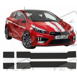 Kia Proceed / & GT 2013 - 2015 Stripes AUFKLEBER
