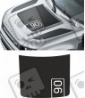 2020 Defender 90 Bonnet stripes ADHESIVO
