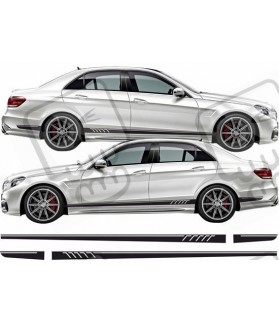 Mercedes E63 AMG side Stripes AUTOCOLLANT (Produit compatible)