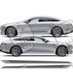 mercedes GT63 AMG side Stripes ADESIVOS (Produto compatível)