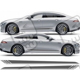 mercedes GT63 AMG side Stripes ADESIVOS