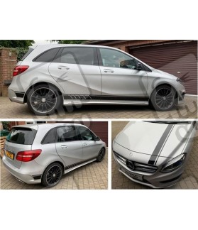Mercedes B Class AMG Side & Bonnet Stripes ADESIVOS