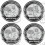 mercedes AMG Wheel centre Gel Badges Aufkleber x4 (Kompatibles Produkt)
