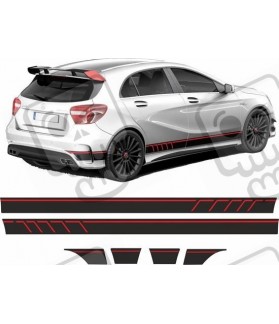 Mercedes A45 Edition 1 panel fit side Stripes AUFKLEBER (Kompatibles Produkt)