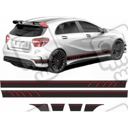Mercedes A45 Edition 1 panel fit side Stripes STICKERS
