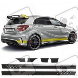 Mercedes A45 Edition 1 panel fit side Stripes AUTOCOLLANT
