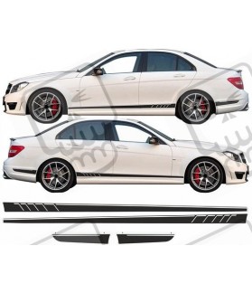 mercedes C63 AMG Edition 507 side Stripes ADESIVOS