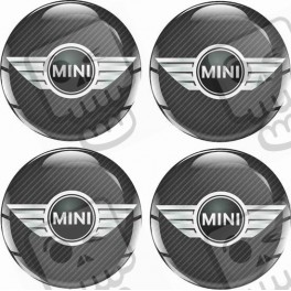 Mini Wheel centre Gel Badges Adhesivos x4