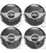 Mini Wheel centre Gel Badges Adhesivos x4