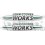 John Cooper Works Gel Badges Autocollant x2 (Produit compatible)