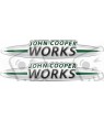 John Cooper Works Gel Badges decals x4