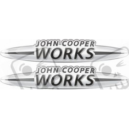 John Cooper Works Gel Badges adesivos x4