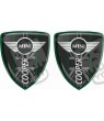 Mini Cooper Badges 70mm Autocollant x2