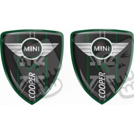 Mini Cooper S Badges 70mm Adhesivos x2