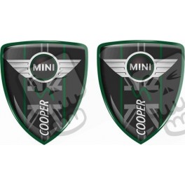 Mini Cooper S Badges 70mm Aufkleber x2