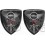Mini Cooper S Badges 70mm Autocollant x2 (Produit compatible)