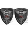 Mini Cooper S Badges 70mm Autocollant x2