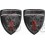 Mini JCW Badges 70mm Autocollant x2 (Produit compatible)