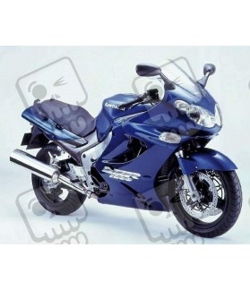 DECALS KIT KAWASAKI ZZR1200 YEAR 2002 BLUE (Compatible Product)