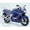 DECALS KIT KAWASAKI ZZR1200 YEAR 2002 BLUE (Compatible Product)