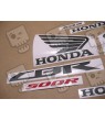 Honda CBR 500R YEAR 2015 SILVER DECALS