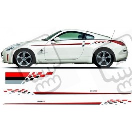 Nissan 300ZX / 350z / 370z / Skyline /200SX Nismo Side & Bonnet Stripes STICKERS ADESIVI