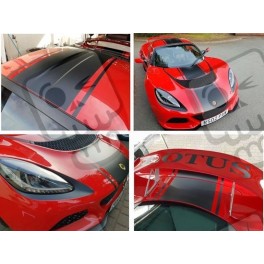 Lotus Exige S series 3 OTT Stripes & Headlight AUTOCOLLANT
