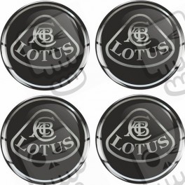 LOTUS Wheel centre Gel Badges Adhesivos x4