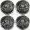 LOTUS Wheel centre Gel Badges Adhesivos x4 (Producto compatible)