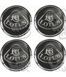 LOTUS Wheel centre Gel Badges Adhesivos x4