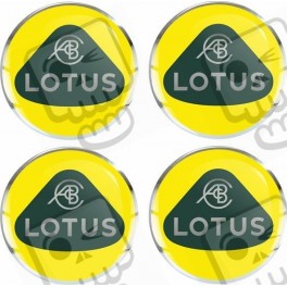 LOTUS Wheel centre Gel Badges Adesivi x4